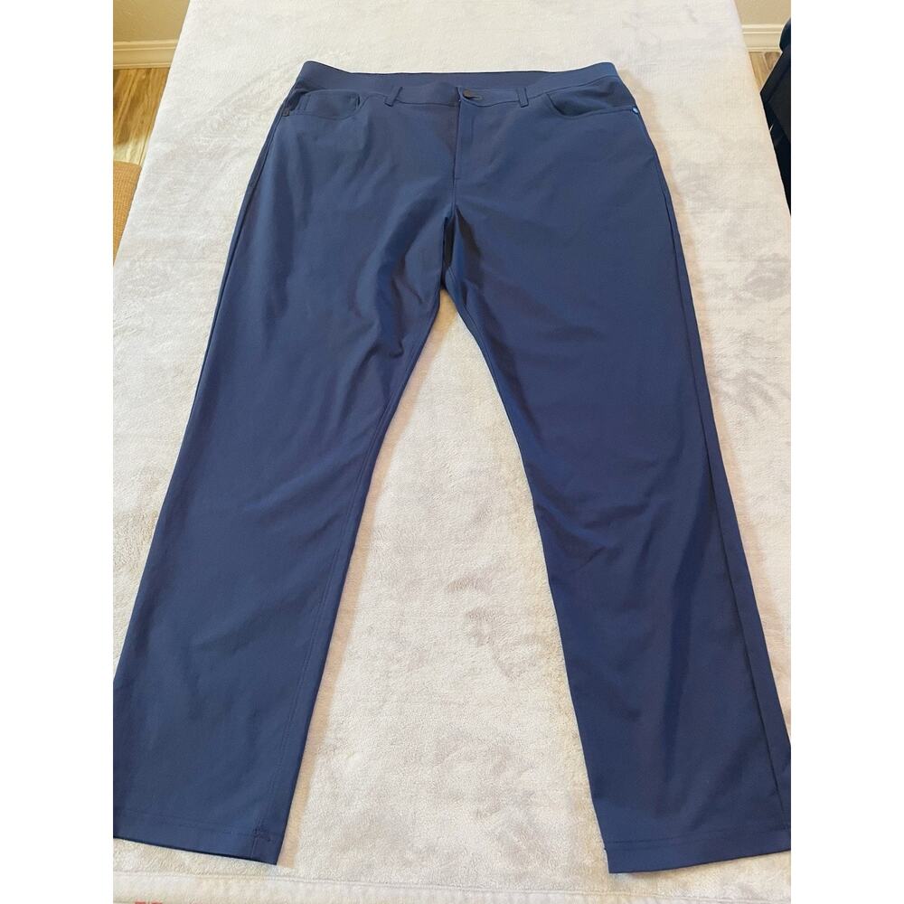 Public Rec Pants Mens 38x32 Blue Performance Lightweight Tech Stretch Casual